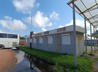 Павильон передвижной из 6 блоков, общей площадью 37,5 кв. м., находящийся по адресу: Гомельская обл., г. Гомель, ул. Ильича, 294